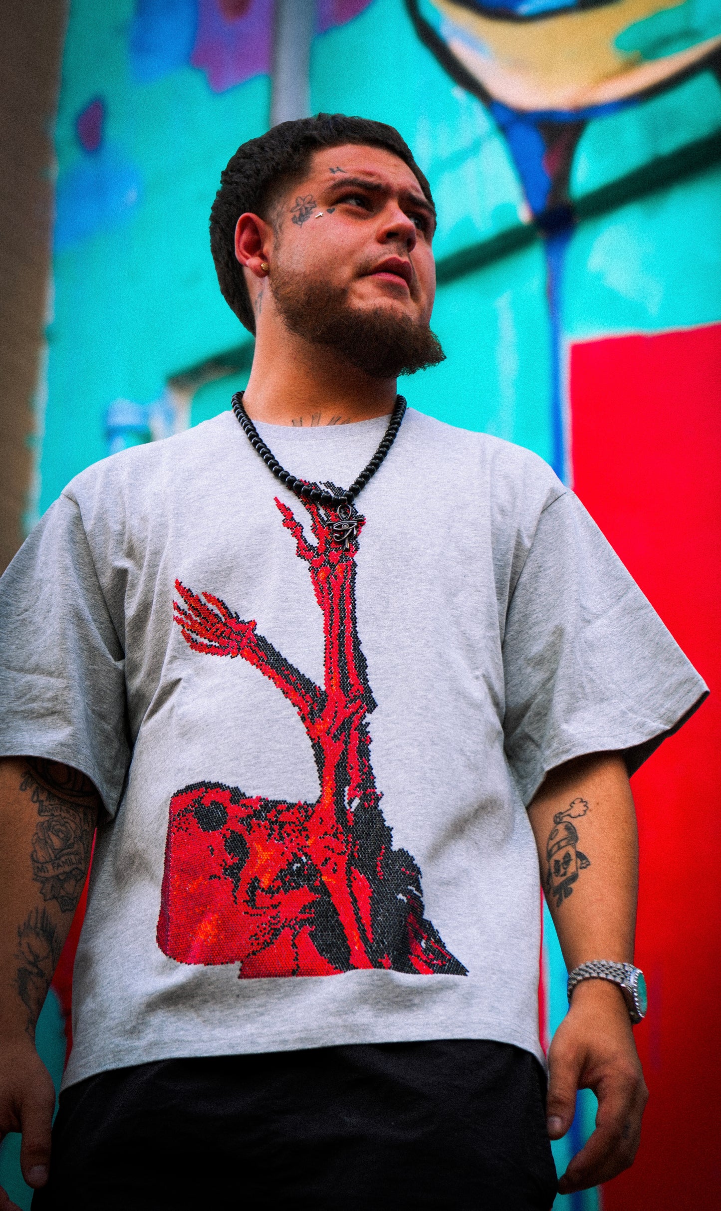Resurrect red rhinestone