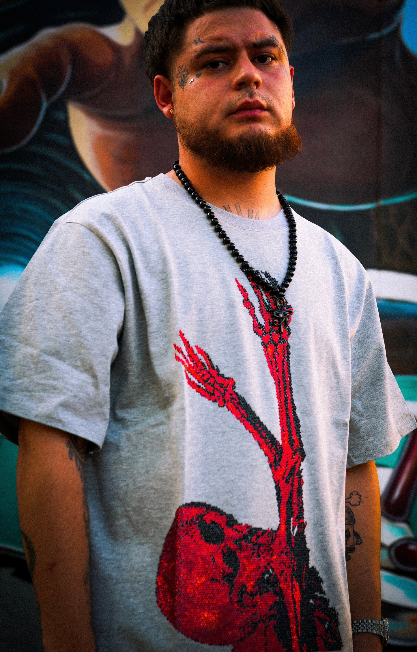 Resurrect red rhinestone