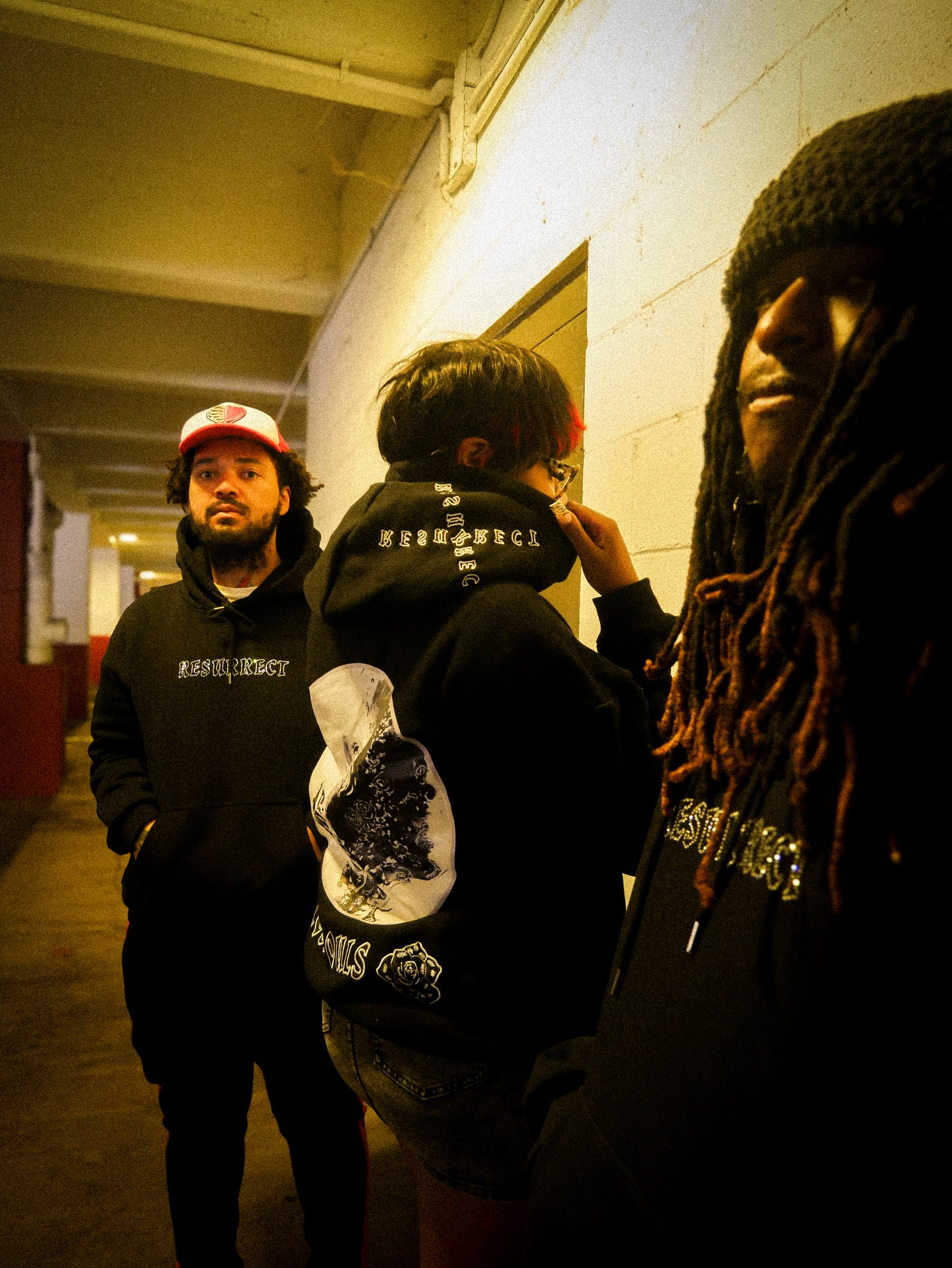Resurrect Rhinestone Hoodie