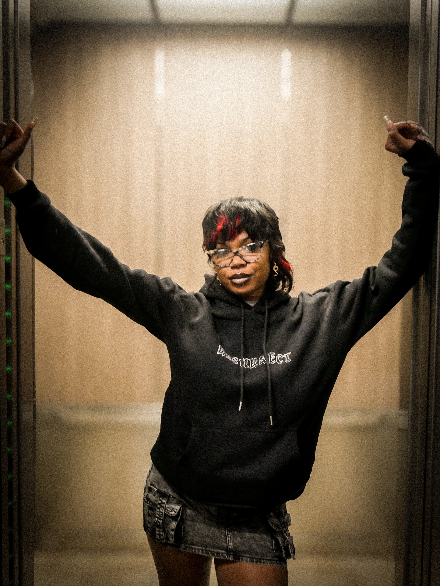 Resurrect Rhinestone Hoodie