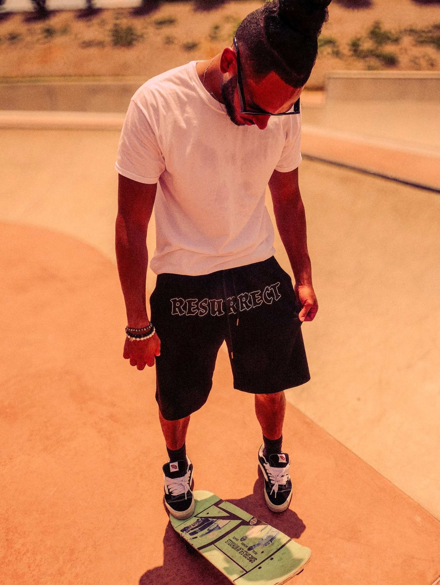 Rhinestone Resurrect shorts